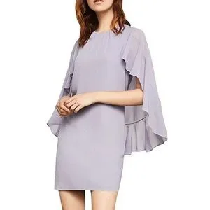 Robe BCBG Max Azria Violette Et Blanche - Taille XS En Soie, Excellent état